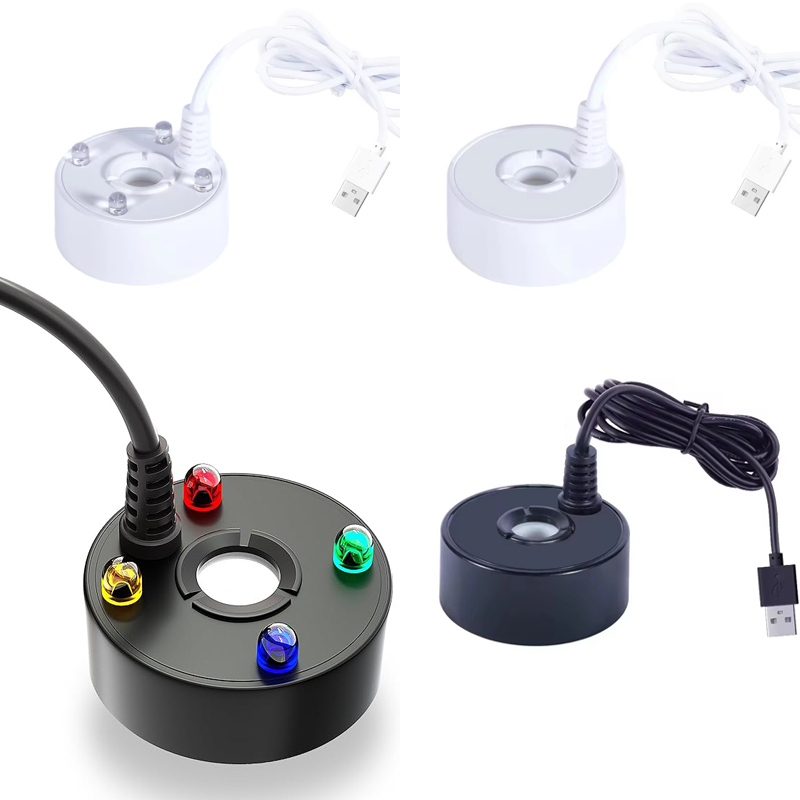 USB 4LED Ultrasonic Mist Maker - Terrarium Fogger Ultrasonic ulasan dan harga