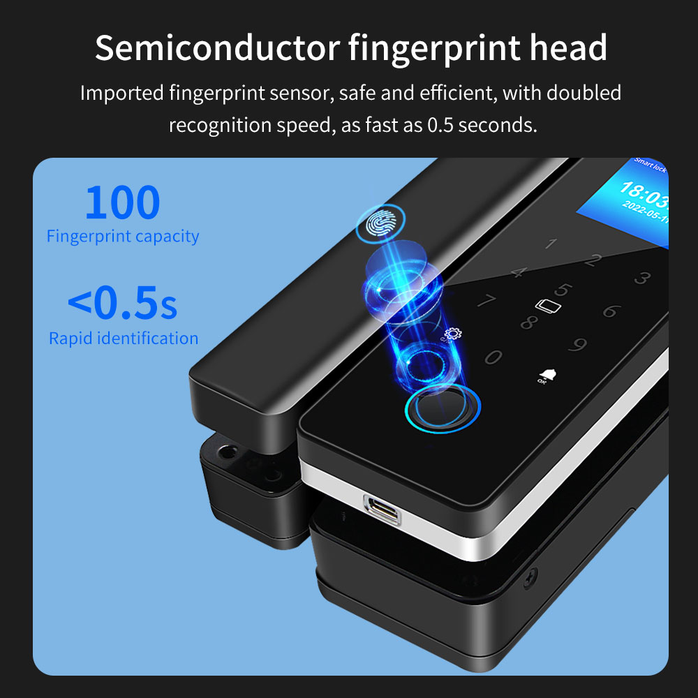 Waterproof Tuya APP Control Sl - Glass Door Hinge ulasan dan harga