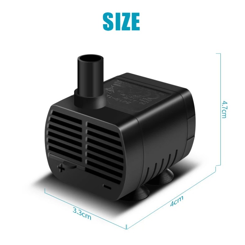 Silent USB Water Pump DC 5V Br - Terrarium Fogger Ultrasonic ulasan dan harga